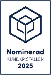 Nominerad Kundkristallen 2025